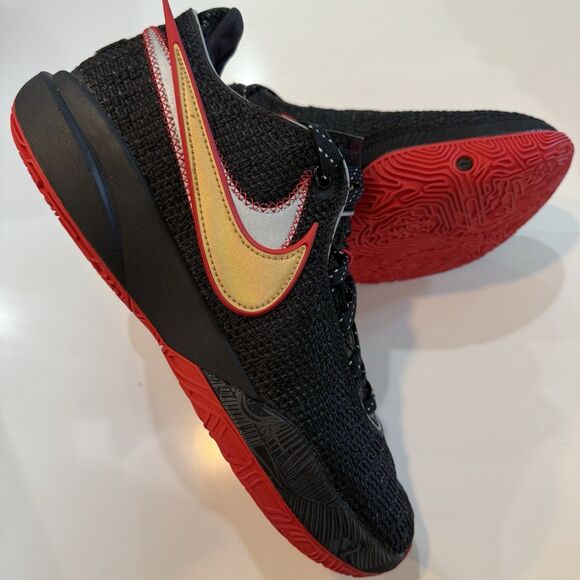 Nike Lebron James XX DJ5423 001 Mens US Size 10 Black University Red Trinity main image 9